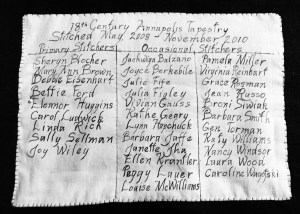 18thC stitchers back panel_b and w